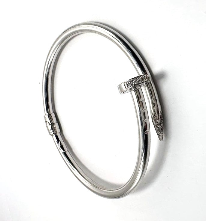 18kt CZ Bangle