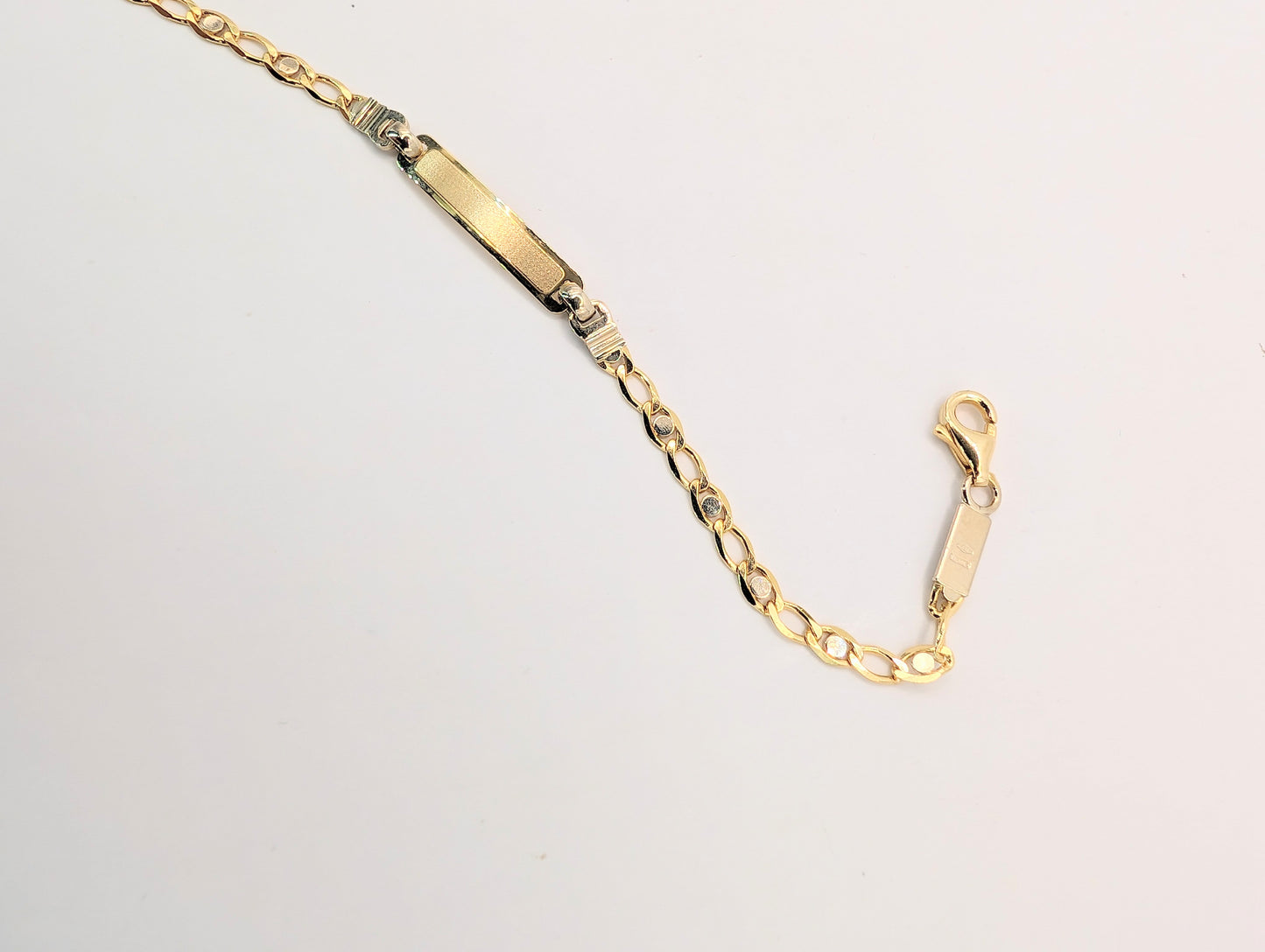 18kt Italy ID Bracelet