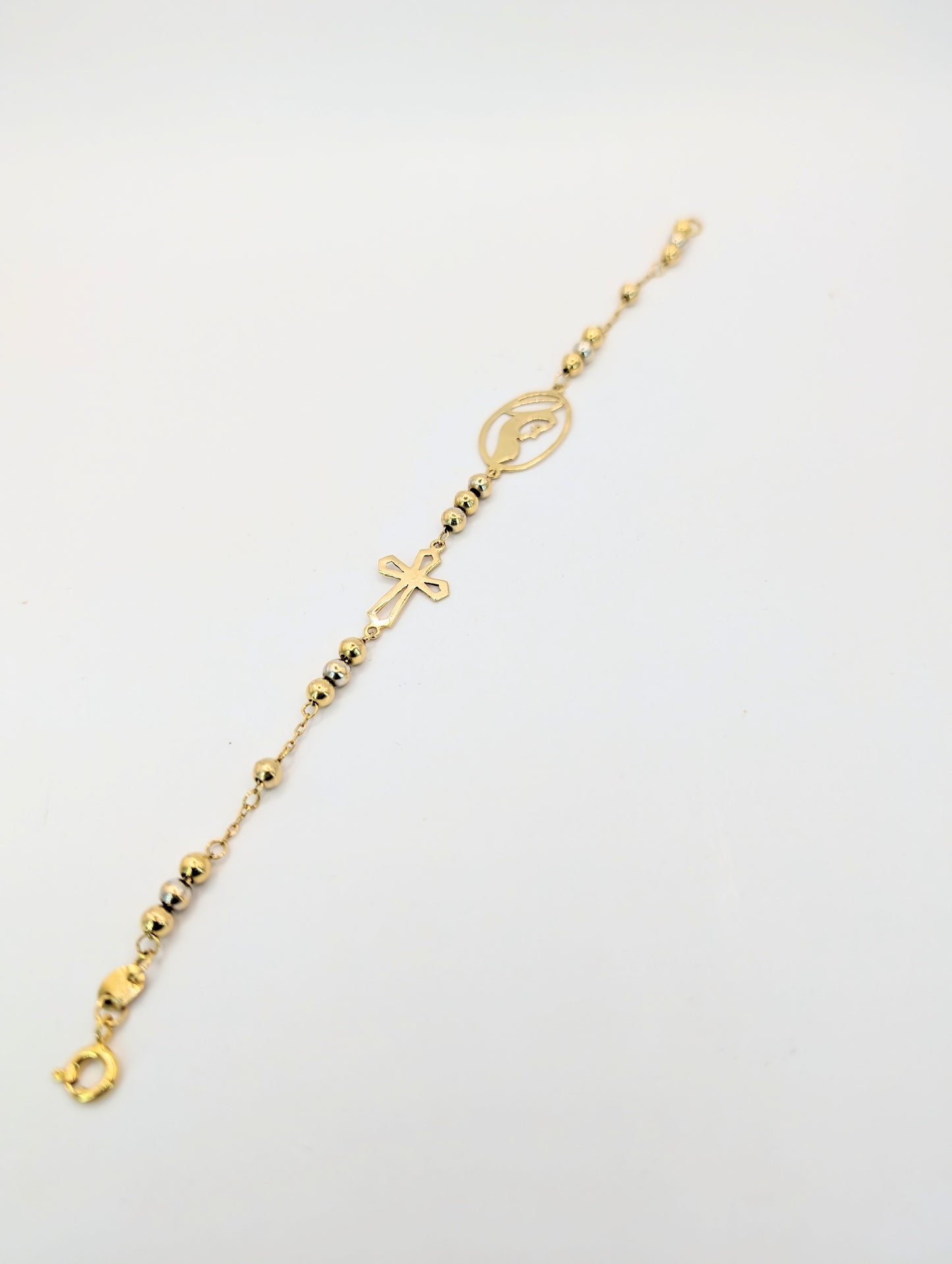 18kt Rosary Bracelet