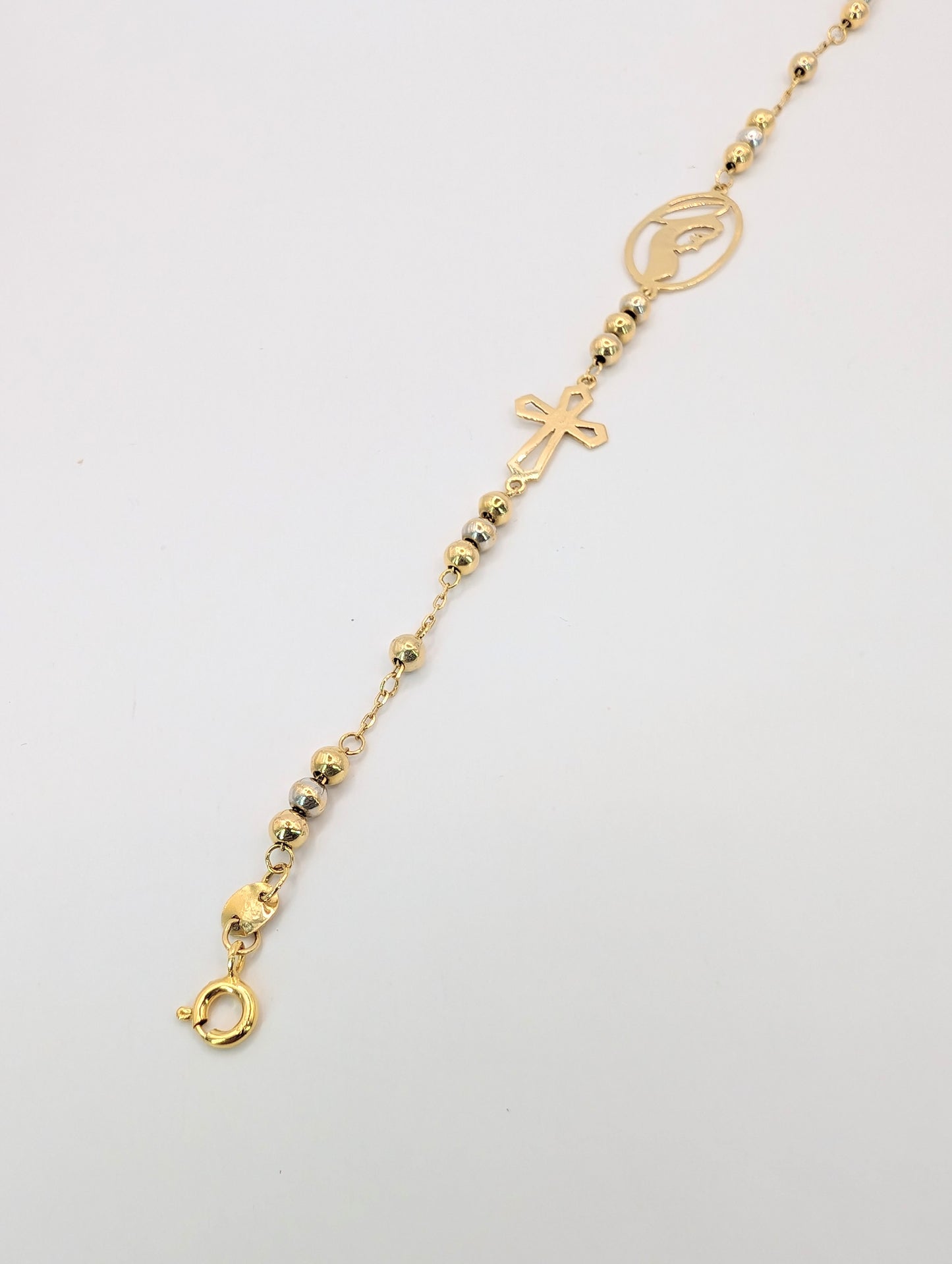 18kt Rosary Bracelet