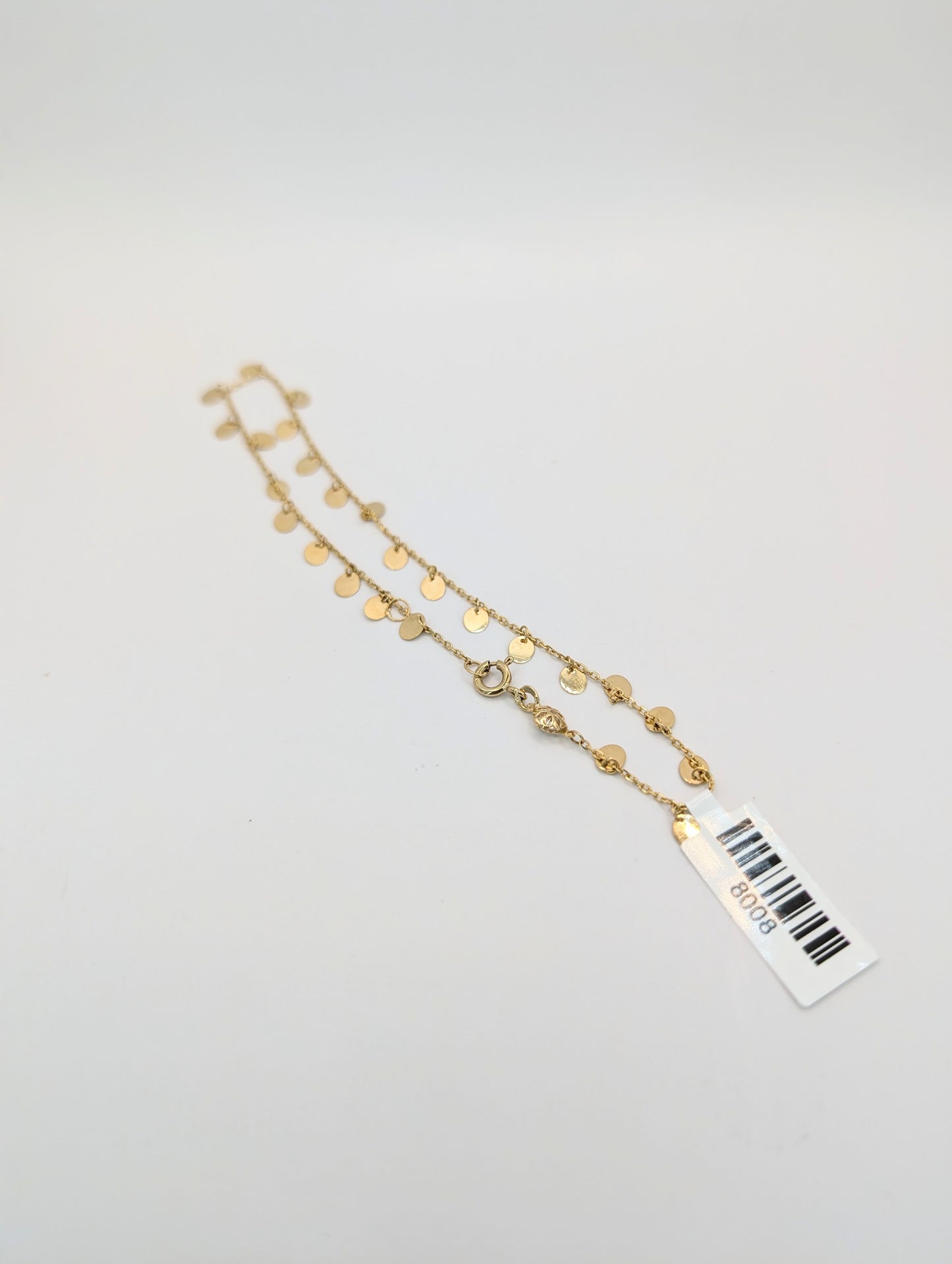 18kt Circles Anklet